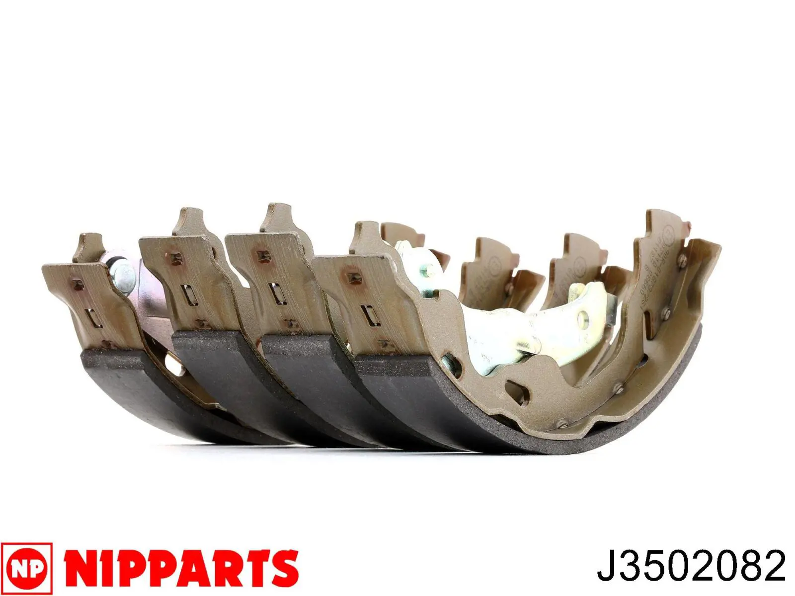 J3502082 Nipparts колодки гальмові задні, барабанні