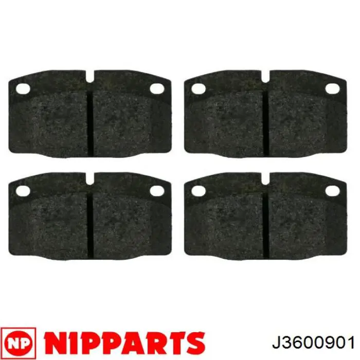 Купити J3600901 Nipparts Колодки гальмівні передні, дискові