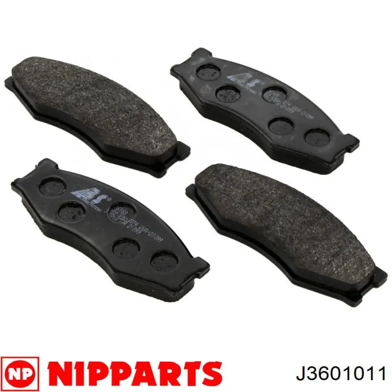 Купити J3601011 Nipparts Колодки гальмівні передні, дискові