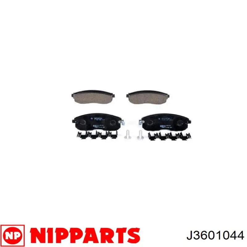 Передні тормозні колодки J3601044 Nipparts