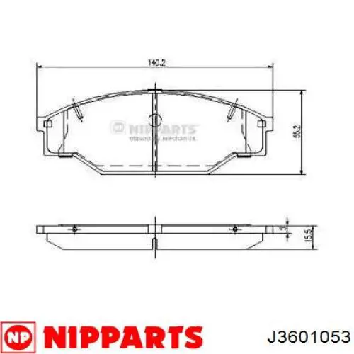 Купити PKW002 Parts-Mall Колодки гальмівні передні, дискові