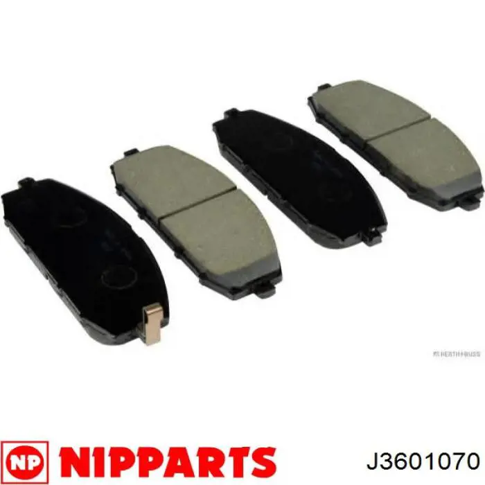 Передні тормозні колодки J3601070 Nipparts