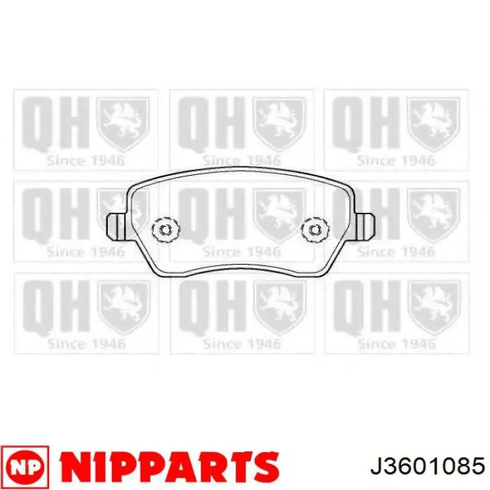 Купити J3601085 Nipparts Колодки гальмівні передні, дискові