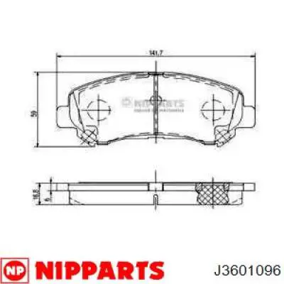 Гальмівні колодки Denckermann B111407 ціна, від 30.70 USD