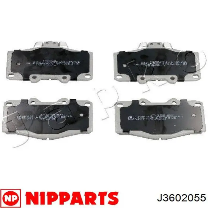 Передні тормозні колодки BF0055 AMP/Paradowscy