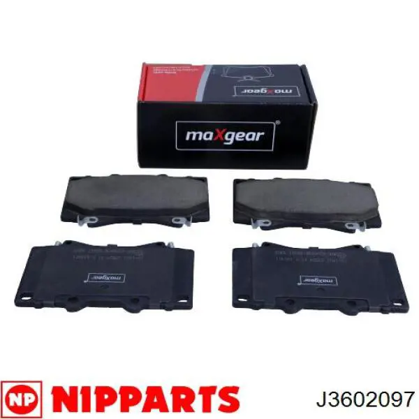 Гальмівні колодки Nipparts J3602097 ціна, від 25.75 USD