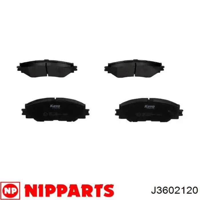 Купити J3602120 Nipparts Колодки гальмівні передні, дискові