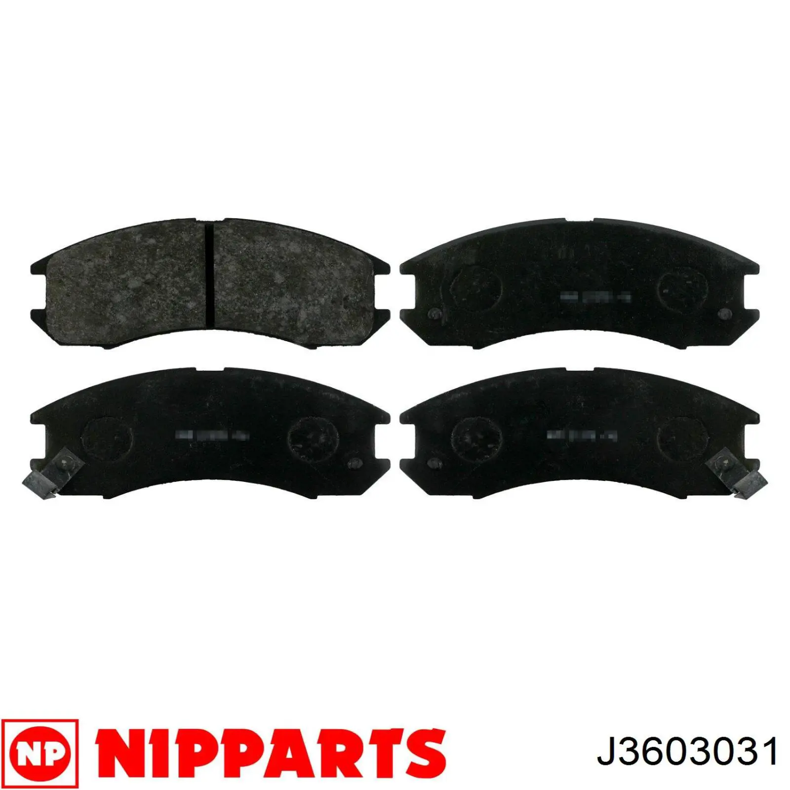 Передні тормозні колодки G2253328Z Mazda