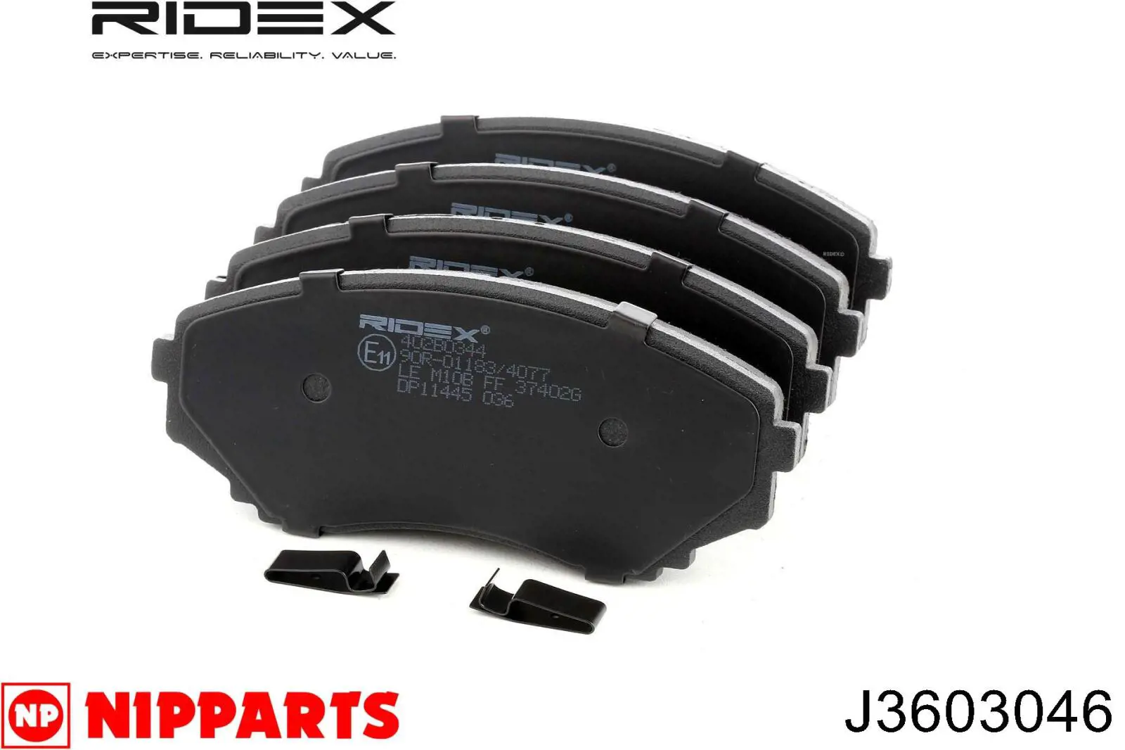 TS200055 Mitsubishi Передні гальмівні колодки