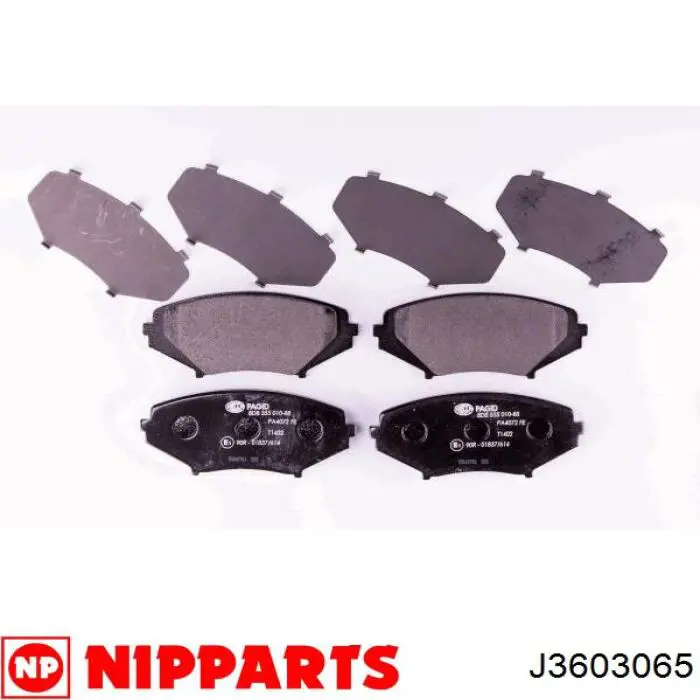 Передні тормозні колодки F1Y13323Z Mazda