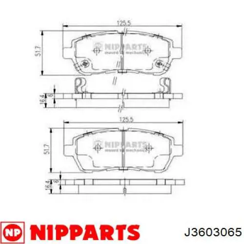 Тормозні колодки Mazda F1Y13323Z