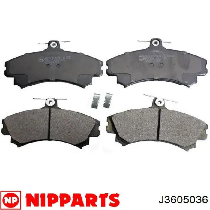 Гальмівні колодки Nipparts J3605036 ціна, від 18.90 USD
