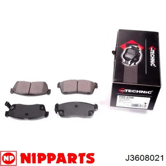Гальмівні колодки Nipparts J3608021 ціна, від 18.98 USD