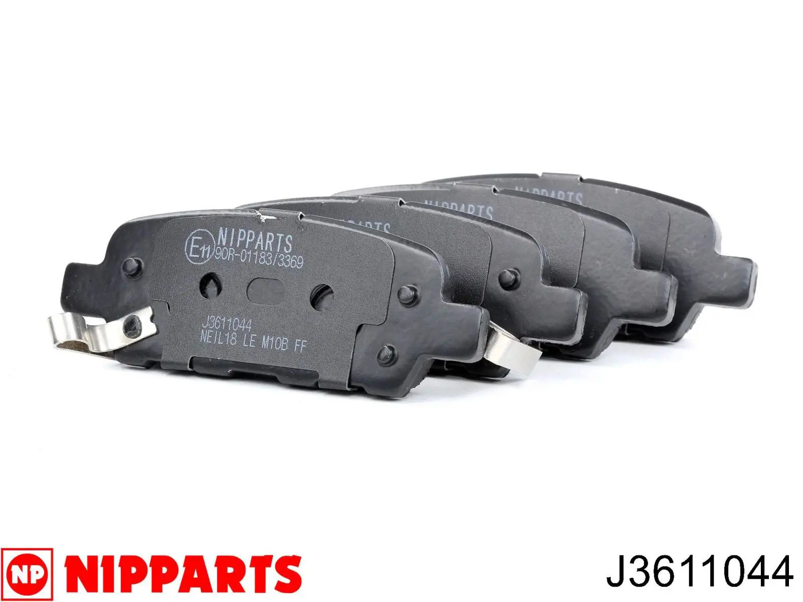 Колодки гальмові задні, дискові J3611044 Nipparts