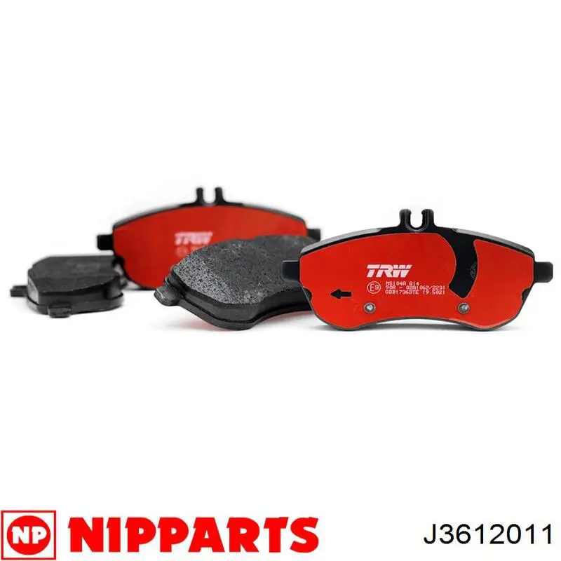 0446628011 Toyota Колодки гальмівні задні, дискові