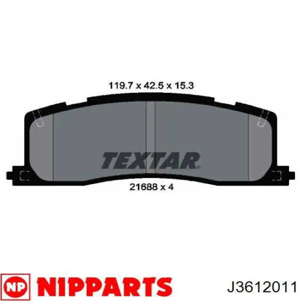 Купити 0446628011 Toyota Задні колодки