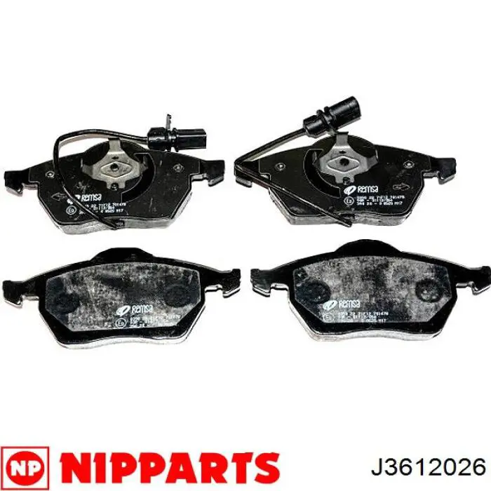 Задні гальмівні колодки 446620130 Toyota