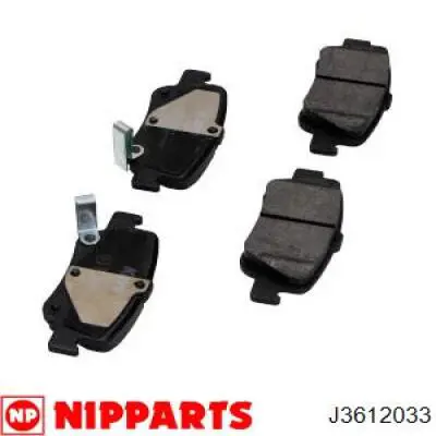 Купити J3612033 Nipparts Задні колодки