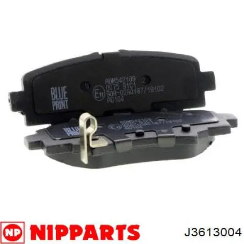 Задні гальмівні колодки 161729 Power Stop