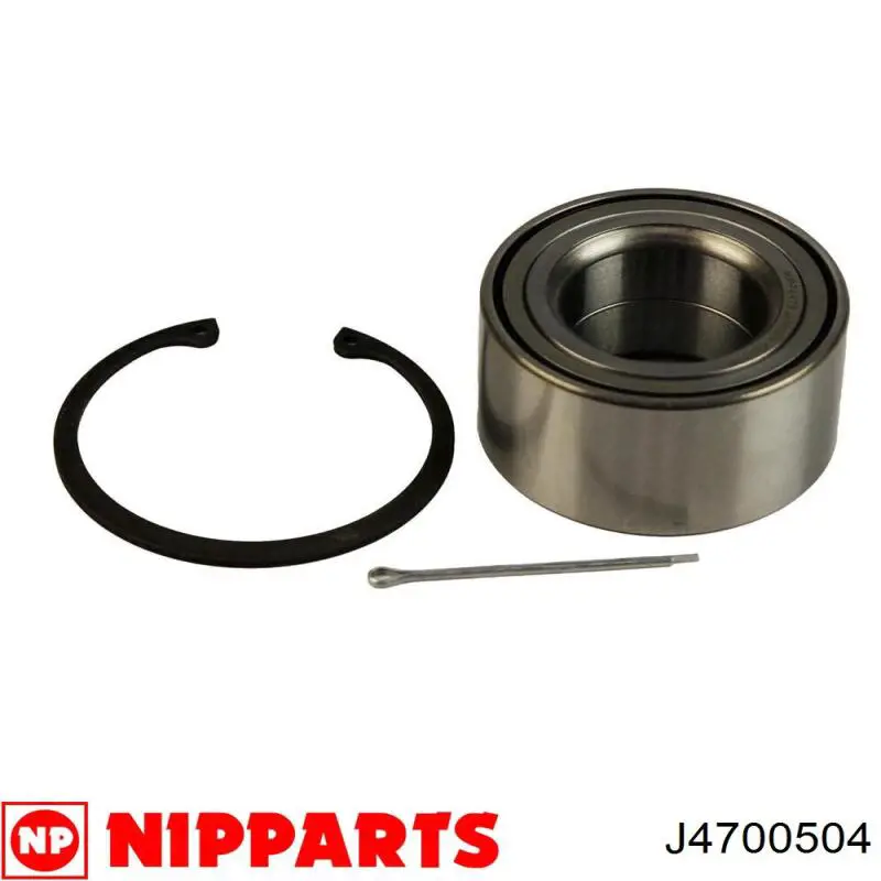 Комплект підшипник маточини передньої Nipparts J4700504 ціна, від 15.85 USD