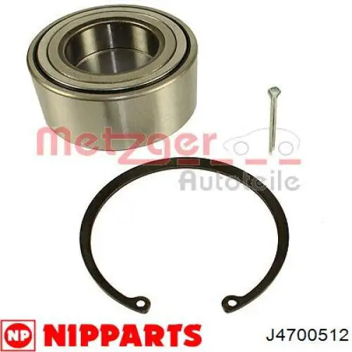 Комплект підшипник маточини передньої Nipparts J4700512 ціна, від 24.35 USD