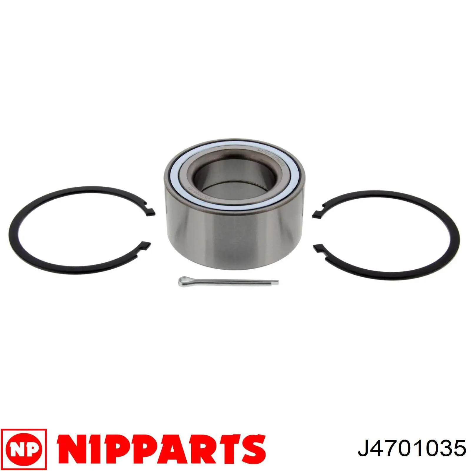 Комплект підшипник маточини передньої Nipparts J4701035 ціна, від 24.05 USD