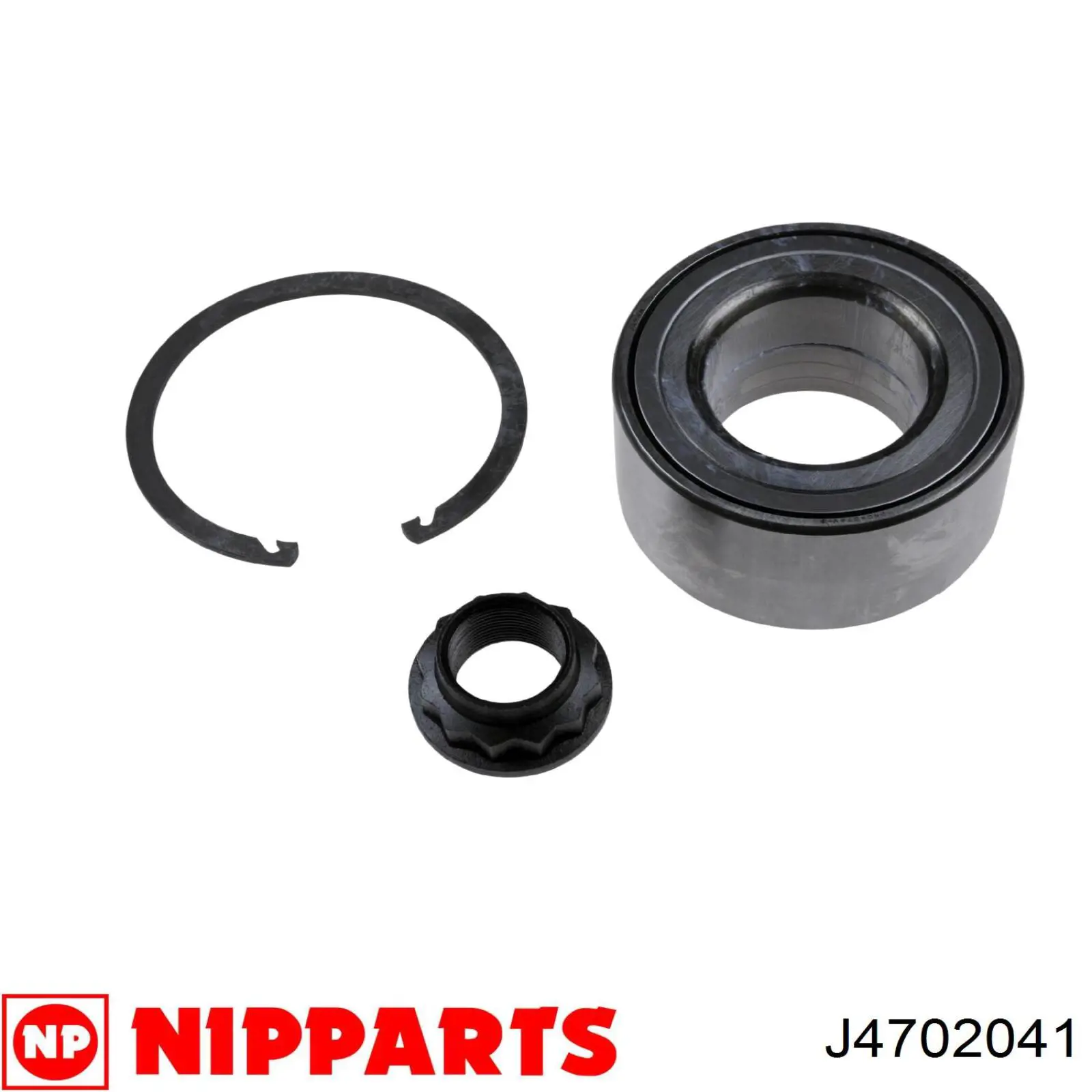 Комплект підшипник маточини передньої Nipparts J4702041 ціна, від 17.89 USD