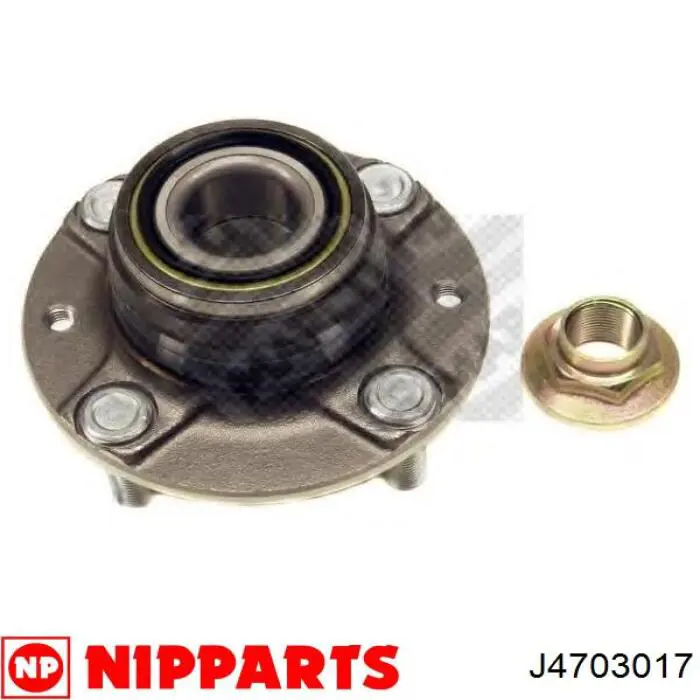Маточини задніх коліс Nipparts J4703017 ціна, від 46.24 USD