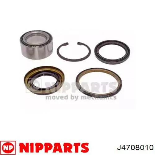 Комплект підшипник маточини передньої Nipparts J4708010 ціна, від 18.85 USD