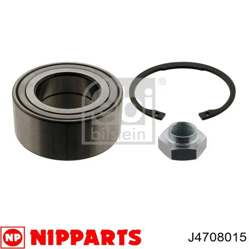 Комплект підшипник маточини передньої Nipparts J4708015 ціна, від 13.74 USD