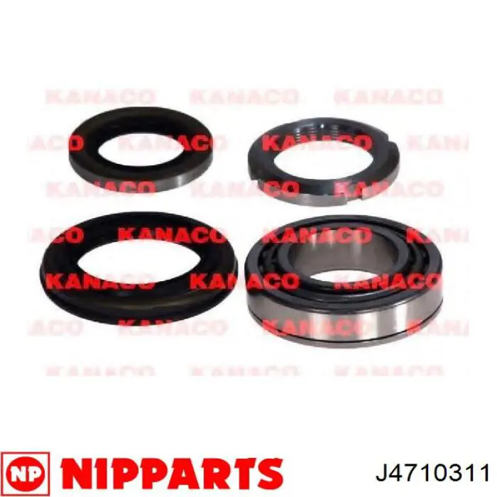 Підшипник маточини задньої Nipparts J4710311 ціна, від 42.43 USD