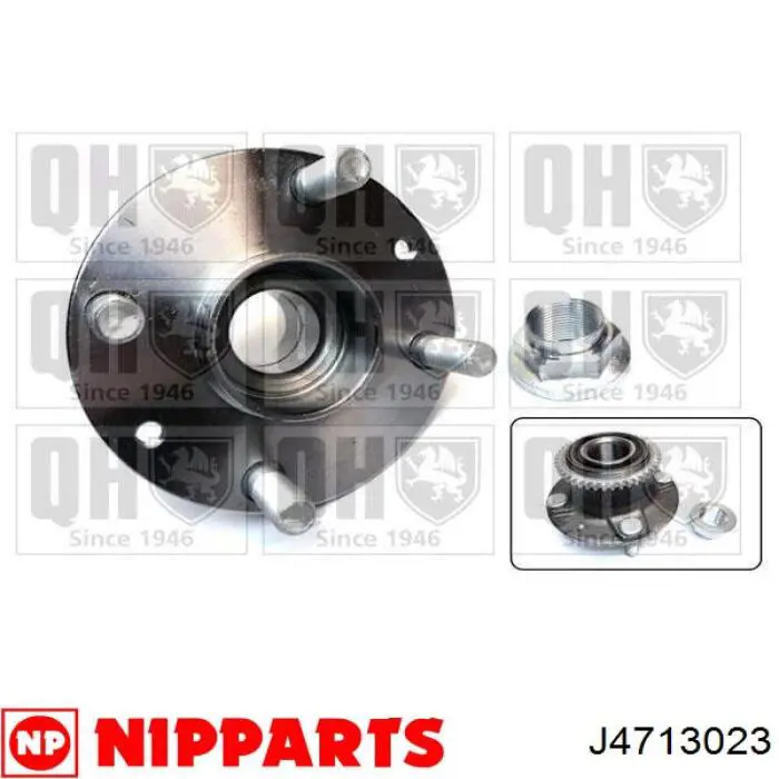 Купити J4713023 Nipparts Підшипник ступиці колеса