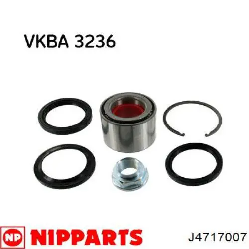 Підшипник задньої ступиці 46T080705 Koyo