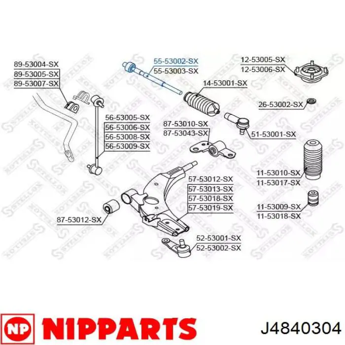Тяга рульова права Hyundai/Kia 0K2A232240 ціна, від 10.81 USD