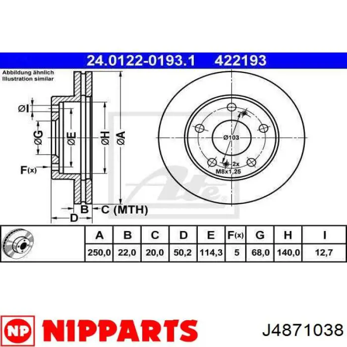 Кульова опора, нижня, права QJ0321P Q-top