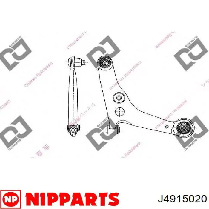 Купити 4013A404 Mitsubishi Важіль передньої підвіски нижній, правий