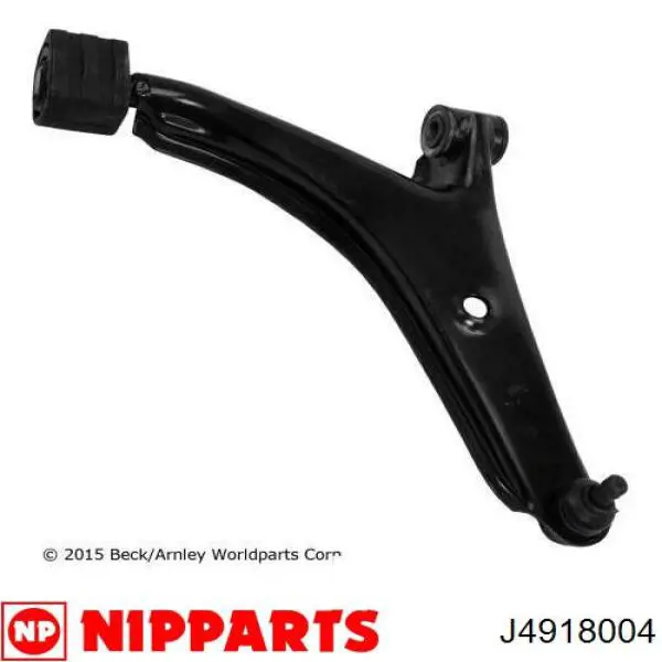 Важіль передньої підвіски нижній, правий J4918004 Nipparts