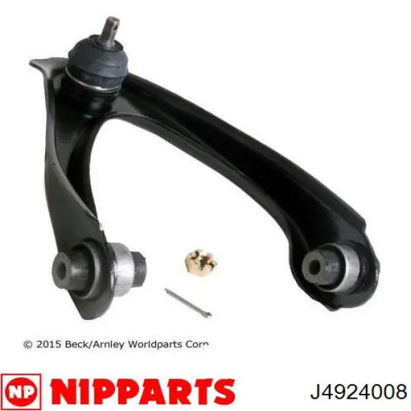 Важіль передньої підвіски верхній, лівий J4924008 Nipparts