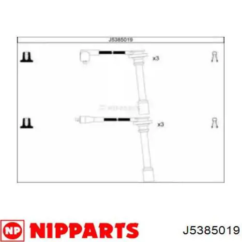 Купити J5385019 Nipparts Провід високовольтні, комплект