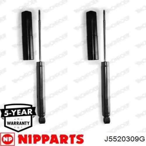 Амортизатор задній Nipparts J5520309G ціна, від 35.39 USD