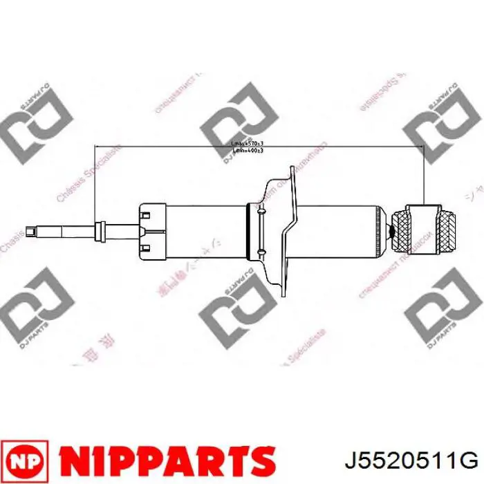 Амортизатор задній RS317132 Raiso