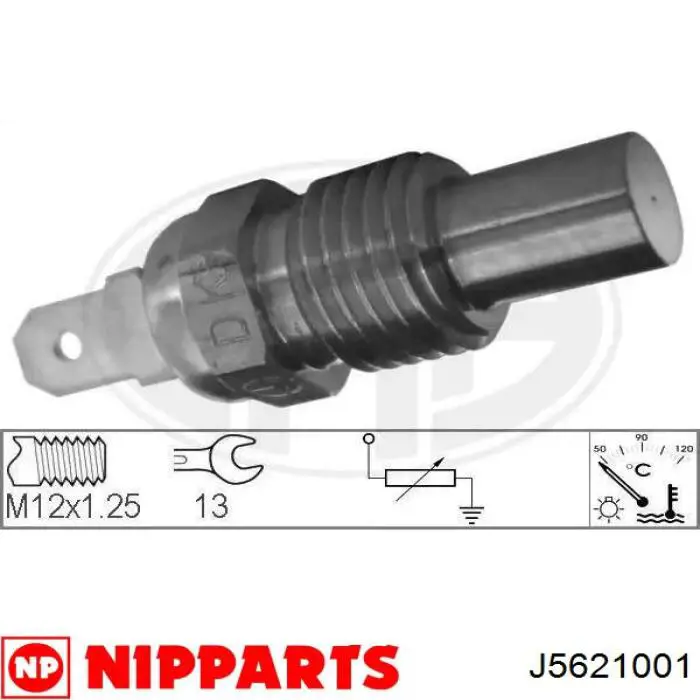 J5621001 Nipparts датчик температури охолоджуючої рідини