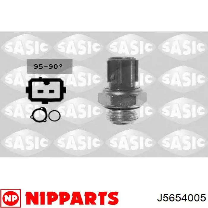 J5654005 Nipparts термо-датчик включення вентилятора радіатора