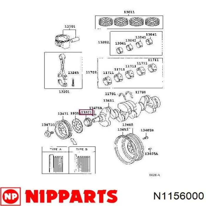 Ланцюг ГРМ, комплект FAI TCK173VVT ціна, від 90.15 USD