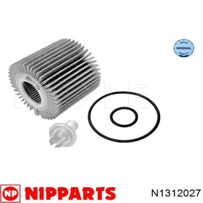 Масляний фільтр двигуна Nipparts N1312027 ціна, від 6.21 USD