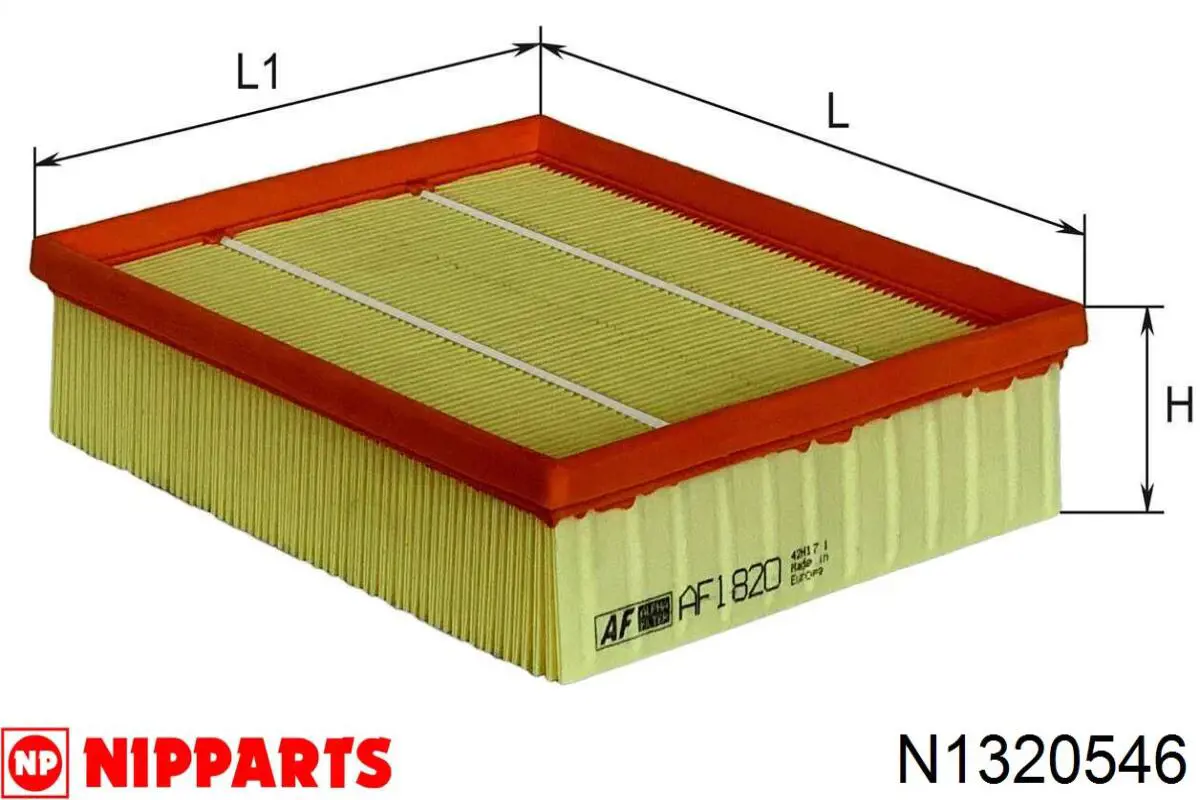 Купити N1320546 Nipparts Автомобільний фільтр повітря