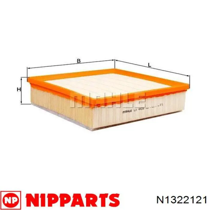 N1322121 Nipparts фільтр повітряний