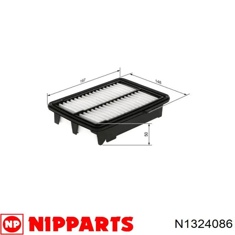 Купити N1324086 Nipparts Автомобільний фільтр повітря