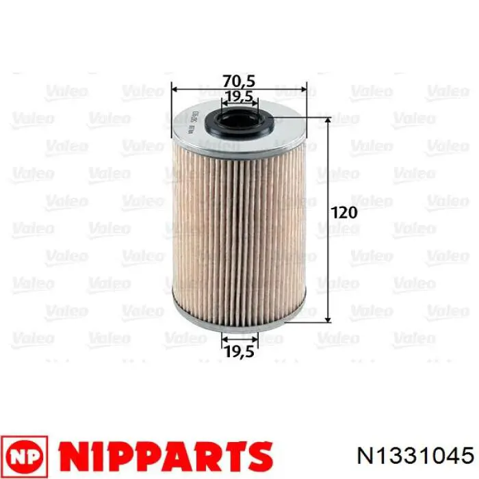 Фільтр тонкого очищення палива Nipparts N1331045 ціна, від 8.46 USD