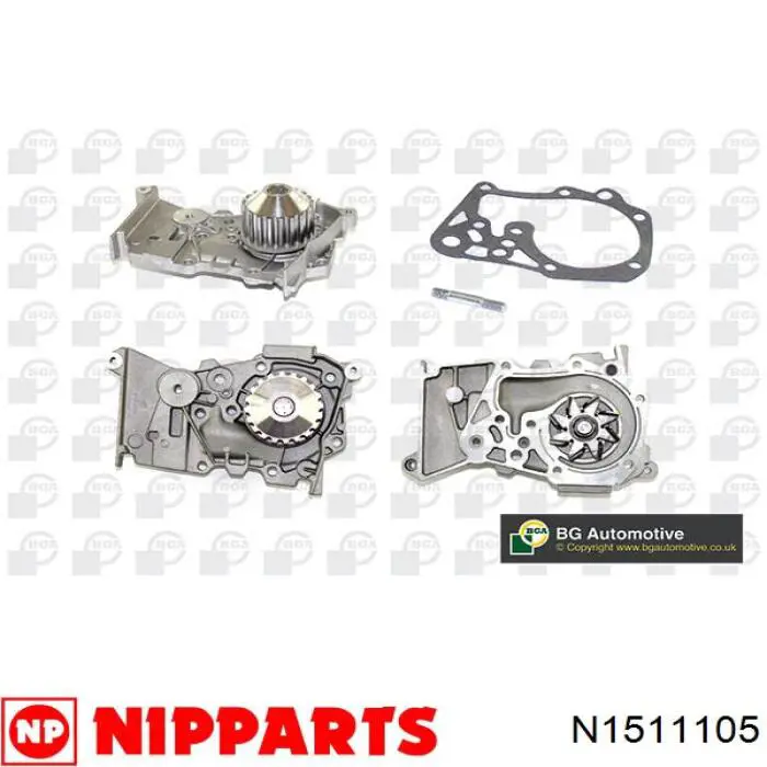 Купити N1511105 Nipparts Насос охолоджуючої рідини